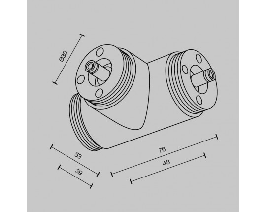 Аксессуар Maytoni Technical CA015TC-B