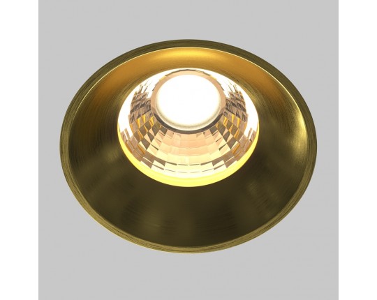Встраиваемый светодиодный светильник Maytoni Round DL058-12W3K-TRS-BS