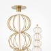 Подвесной светодиодный светильник Maytoni Golden Cage MOD216PL-L42G3K