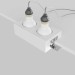 Встраиваемый светильник Maytoni Technical Downlight Gyps Modern DL131-GU10-02-W