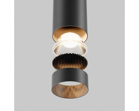 Подвесной светодиодный светильник Maytoni Technical Pendant Focus LED P072PL-L12B3K-1 Подвесной светодиодный светильник Maytoni Technical Pendant Focus LED P072PL-L12B3K-1
