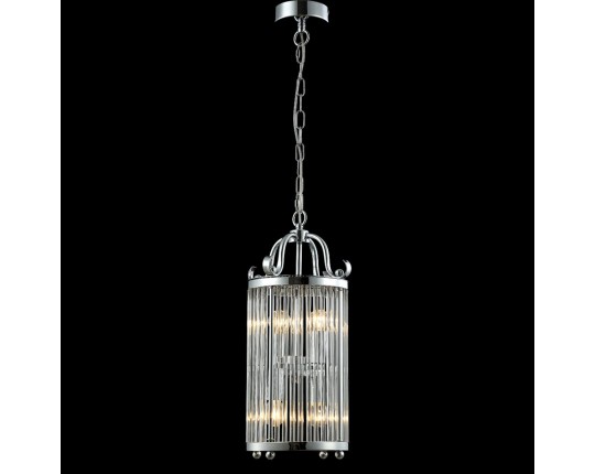 Подвесная люстра Crystal Lux Tadeo SP4 D200 Chrome/Transparente Подвесная люстра Crystal Lux Tadeo SP4 D200 Chrome/Transparente
