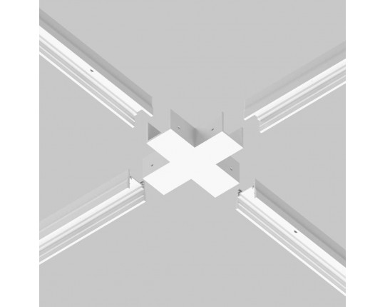 Коннектор X-образный Maytoni Outdoor для профиля Elasity IP O-TR001-CC-W