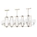 Подвесная люстра Crystal Lux Nicolas SP12 L1600 Gold/White