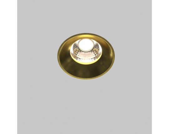 Встраиваемый светодиодный светильник Maytoni Round DL058-12W4K-TRS-BS