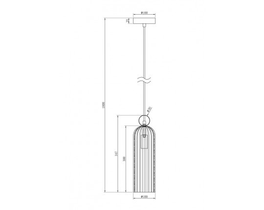 Подвесной светильник Maytoni Antic MOD302PL-01GR Подвесной светильник Maytoni Antic MOD302PL-01GR