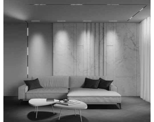 Трековый светильник Maytoni Technical EXILITY X Points TR241-2-6W3K-B
