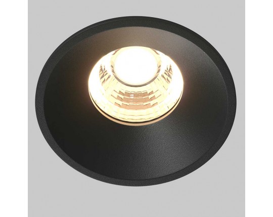 Встраиваемый светодиодный светильник Maytoni Round DL058-7W3K-B