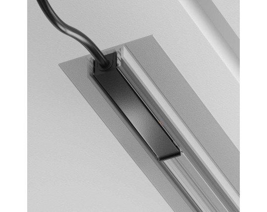 Ввод питания Exility X, черный Maytoni Technical EXILITY X Accessories for tracks Exility X TRA239B-42B