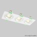 Встраиваемый светильник Crystal Lux CLT 002C3 WH V2 Встраиваемый светильник Crystal Lux CLT 002C3 WH V2