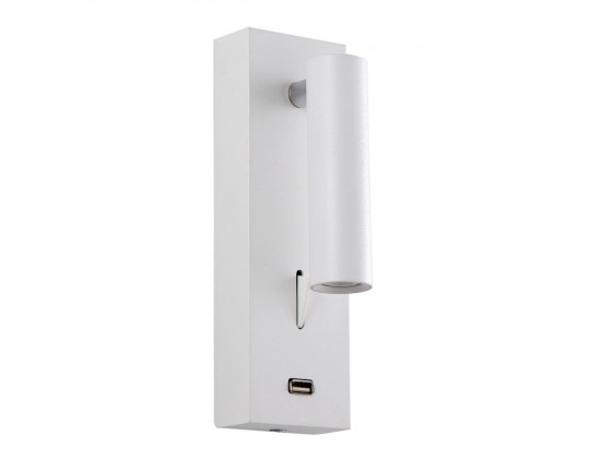 Настенный светильник Crystal Lux CLT 210W USB WH