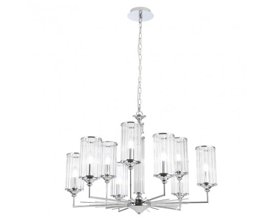 Подвесная люстра Crystal Lux Gloria SP9 Chrome