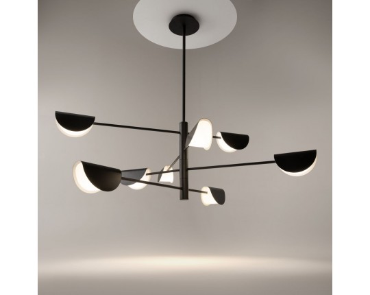 Подвесная люстра Maytoni Technical Mollis MOD126PL-08B