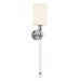 Бра Crystal Lux Mirabella AP1 Chrome/White