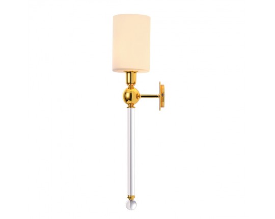 Бра Crystal Lux Mirabella AP1 Gold/White