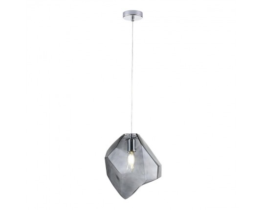 Подвесной светильник Crystal Lux NUESTRO SP1 CHROME/SMOKE