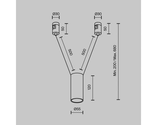 Трековый светильник Maytoni Technical TR157-1-12W4K-PT