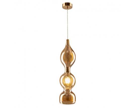 Подвесной светильник Crystal Lux Iris SP1 B Amber