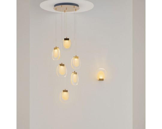 Подвесной светодиодный светильник Maytoni Modern Biology MOD367PL-L18BBSK