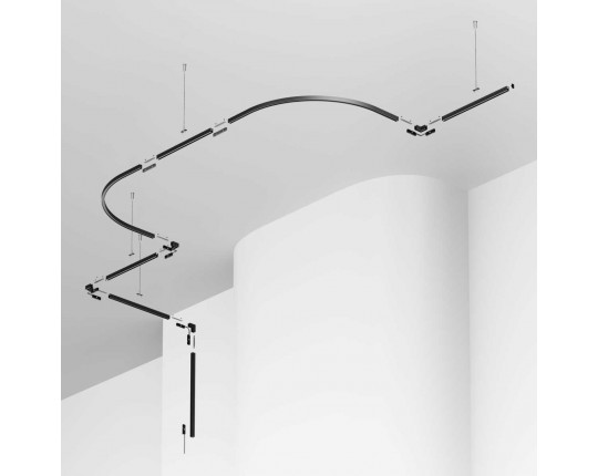 Шинопровод накладной 2м Maytoni Technical LEVITY Busbar trunkings Levity TRX184-112B-1