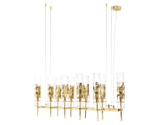 Подвесная люстра Crystal Lux Primavera SP10 Gold
