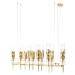 Подвесная люстра Crystal Lux Primavera SP10 Gold