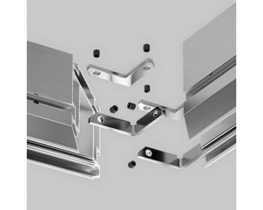 Соединитель L-образный (2 шт. + 4 винта) Maytoni Technical Accessories for tracks Exility TRA034CL-MP-1