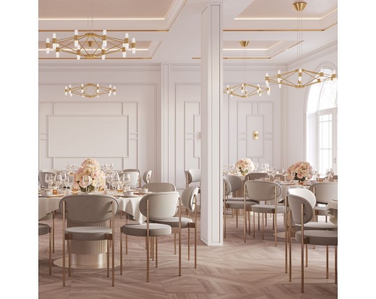 Подвесная люстра Crystal Lux DOROTEA SP10 GOLD