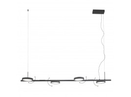 Подвесная светодиодная люстра Crystal Lux CLT 027C4 L1000 BL