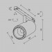 Трековый светильник Maytoni Technical EXILITY X Focus Zoom TR244-4-12WTW-DSZ-B
