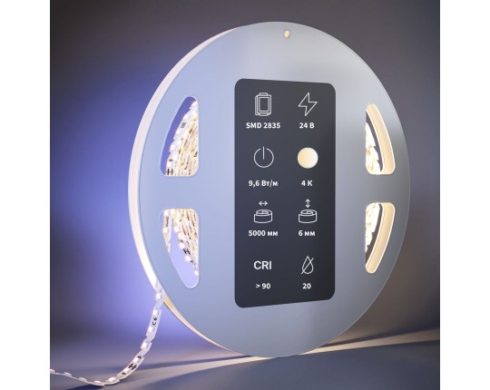 Светодиодная лента Maytoni 9,6W/m 120LED/m 2835SMD дневной белый 5M 201138