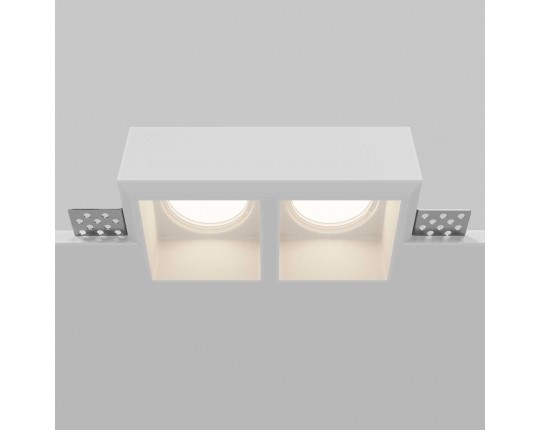Встраиваемый светильник Maytoni Technical Downlight Gyps Modern DL131-GU10-02-W
