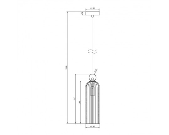 Подвесной светильник Maytoni Antic MOD302PL-01CG Подвесной светильник Maytoni Antic MOD302PL-01CG