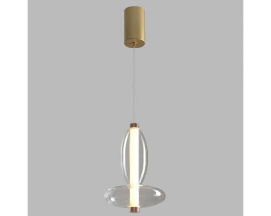 Подвесной светодиодный светильник Crystal Lux Quasar SP10W Led Transparent