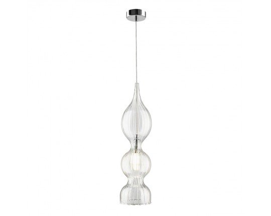 Подвесной светильник Crystal Lux Iris SP1 B Transparent