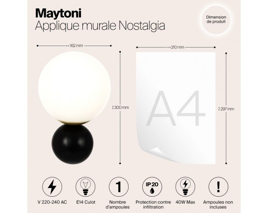 Бра Maytoni Nostalgia MOD048WL-01G