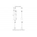Бра Crystal Lux ALTO AP5W LED BLACK