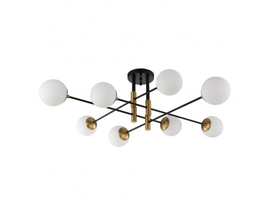 Потолочная люстра Crystal Lux Fidel PL8 Black