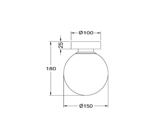 Настенный светильник Maytoni Basic form MOD321WL-01B