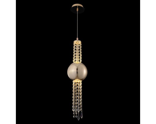 Подвесной светодиодный светильник Crystal Lux Navajo SP3W Led Gold