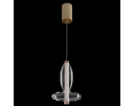 Подвесной светодиодный светильник Crystal Lux Quasar SP10W Led Transparent