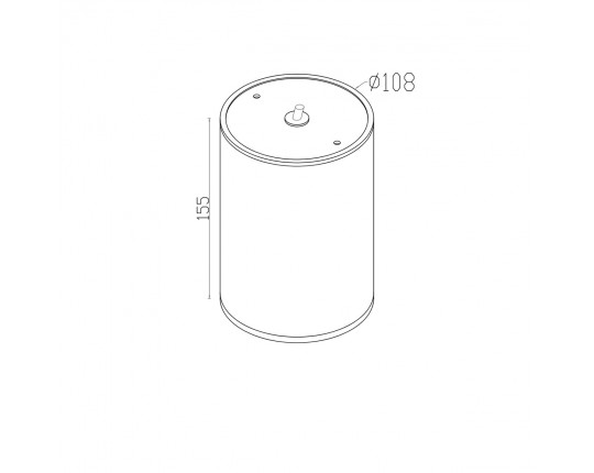 Уличный светодиодный светильник Maytoni Bar O306CL-L12GF
