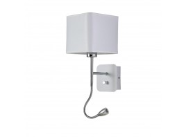 Бра Crystal Lux Paco AP2 Chrome/White