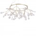 Подвесная люстра Crystal Lux Evita SP45 D Gold/Transparent