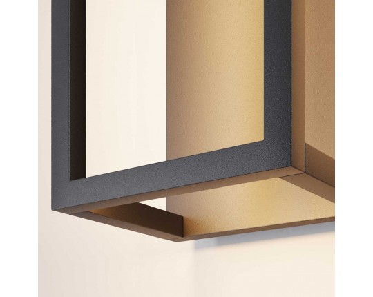 Уличный настенный светильник Maytoni Outdoor Frame O527WL-L12B3K