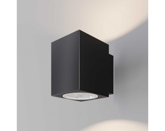 Уличный настенный светильник Maytoni Outdoor Block O507WL-L10B3K Уличный настенный светильник Maytoni Outdoor Block O507WL-L10B3K