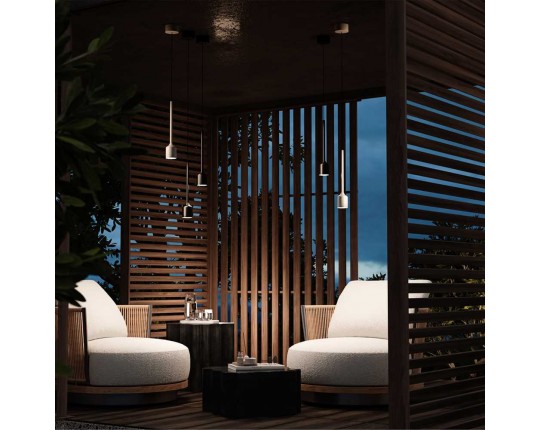 Подвесной светильник Maytoni Outdoor O491PL-L8W3K