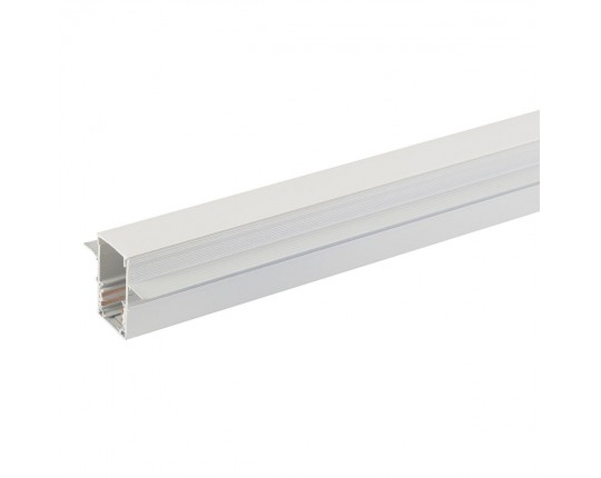 Шинопровод встраиваемый магнитный для ГКЛ12,5 мм Crystal Lux CLT 0.123 02 L2000 WH