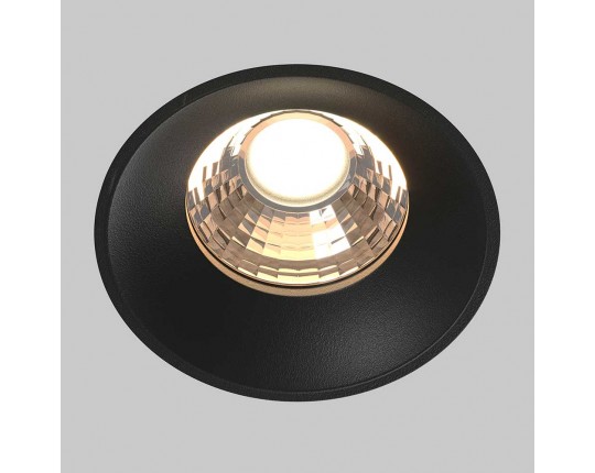 Встраиваемый светодиодный светильник Maytoni Round DL058-12W3K-TRS-B