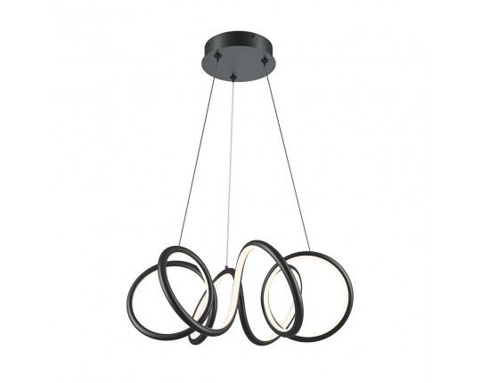 Подвесной светодиодный светильник Maytoni Curve MOD241PL-L60BK